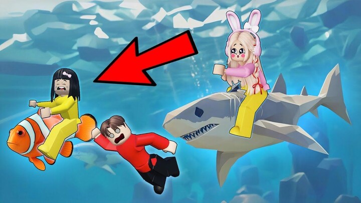 Yuta, Mio Dan Baby Celine Kabur Dari Toko Ikan  Sakura School Simulator