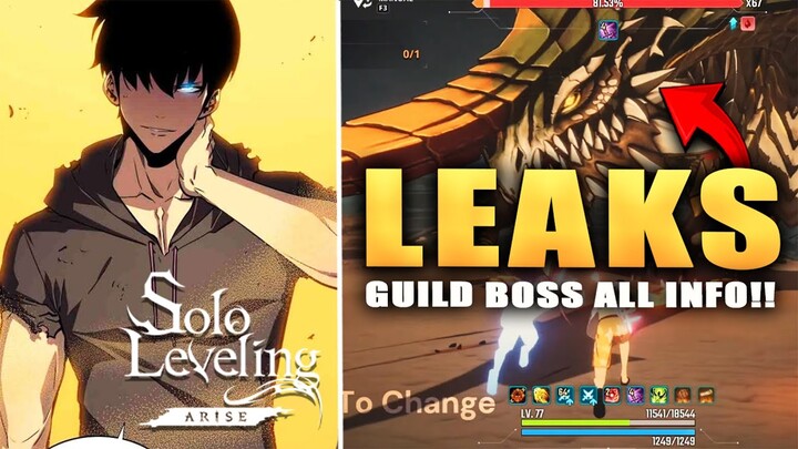 GUILD BOSS HUGE LEAKS!!!!!!!!!!!! GET READY! (Solo Leveling Arise)