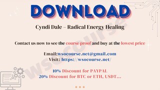 Cyndi Dale – Radical Energy Healing