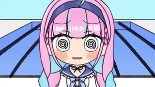 Ma Zili imitates Akutan who can't swim [hololive/Slice Comics]