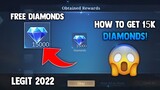 DAILY 15K DIAMONDS EVERYDAY! FREE DIAMONDS! LEGIT! EVERYONE MUST WATCH! | MOBILE LEGENDS 2022
