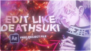 How To Edit Like Deathsuki | After Effects AMV Tutorial 2022 (FREE PROJECT FILE)