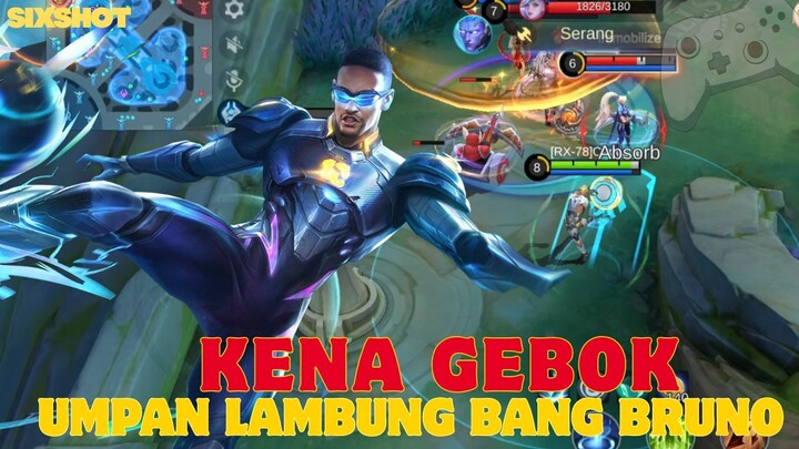 PEDIH BANGET KENA UMPANG LAMBUNG BANG BRUNO - MLBB