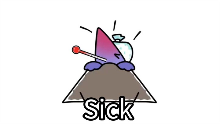the bird is sick today 🤒🤒🤒