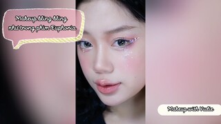 Makeup bling bling như trong phim Euphoria