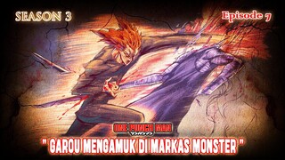 One Punch Man (Season 3) - Episode 07 [Bahasa Indonesia] - " Garou Mengamuk Di Markas Monster"