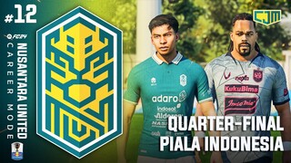 FC 24 Nusantara United Career Mode | Quarter-Final Piala Indonesia Lawan PSIS Semarang #12