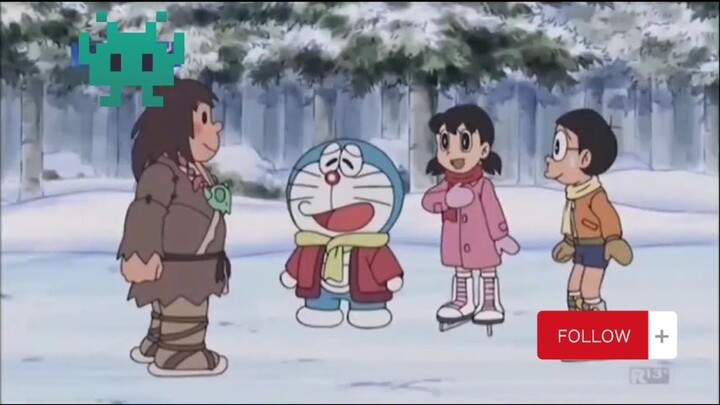 Doraemon-bermain ice skating dizaman es (dub indo)