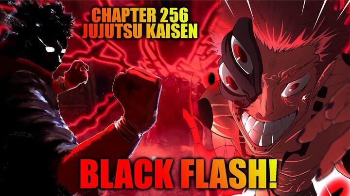 Review Chapter 256 Jujutsu Kaisen - Potensi Black Flash Itadori Yuji Yang Bangkit Menghantam Sukuna!