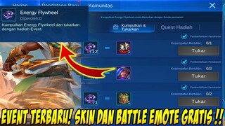 CARA MENDAPATKAN SKIN DAN BATTLE EMOTE GRATIS DI EVENT "REWARDS WEEK" | MOBILE LEGENDS: BANG BANG!
