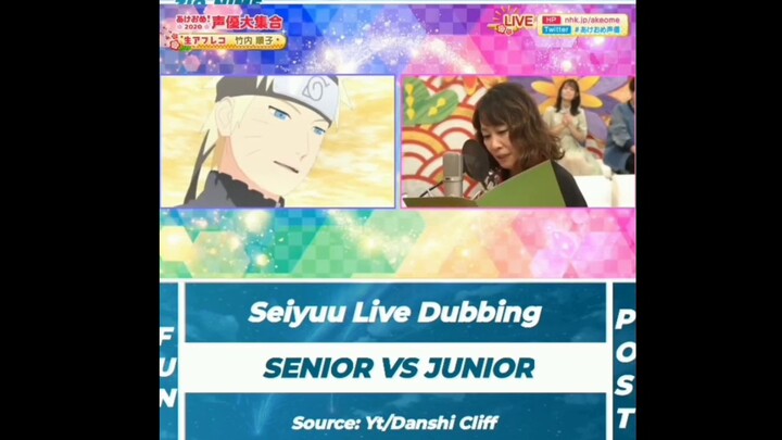 •LIVE Dubbing anime naruto [SENIOR VS JUNIOR]