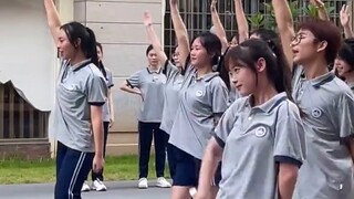 High school campus random dance but straykids cheering stick Kuoka cheering stick set version