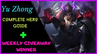 Yu Zhong Mobile Legends (ALL YOU NEED TO KNOW) + Weekly Diamond Giveaway Winners