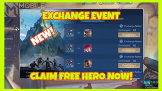 FREE HERO EXCHANGE EVENT IS AVAILABLE NOW! MOBILE LEGENDS BANG BANG