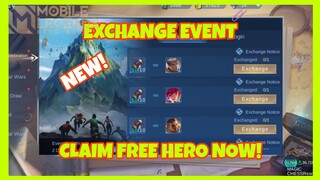 FREE HERO EXCHANGE EVENT IS AVAILABLE NOW! MOBILE LEGENDS BANG BANG