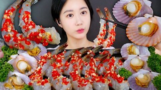 [ONHWA] 🦐Tôm sống sốt ớt Thái dai dai! Sò điệp❤️ kết cấu giòn!