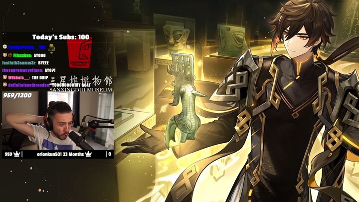 [Genshin Impact /Fan-Made Content] Foreign Streamers All Exclaim: Zhongli’s Artwork Is So Cool—MiHoY