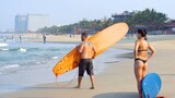 Vietnam Da Nang Promenade & Beach Vlog 84 - Special Bac My An Beach Scenes