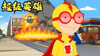 Steve menjadi pahlawan super