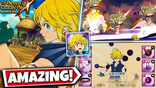 RIDICULOUSLY BROKEN??! FULL UR GEAR PURGATORY MELIODAS IS INSANE!! | 7DS: Grand Cross