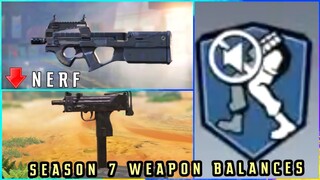 CBR4 DUSTED TO THE CORE  | MAC 10 NERF | SEASON 7 WEAPON BALANCES