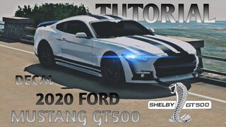How to make a 2020 GT500 in Car Parking Multiplayer