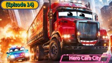 Hero Cars City (Episode 14) Oil Trucks Gas Station