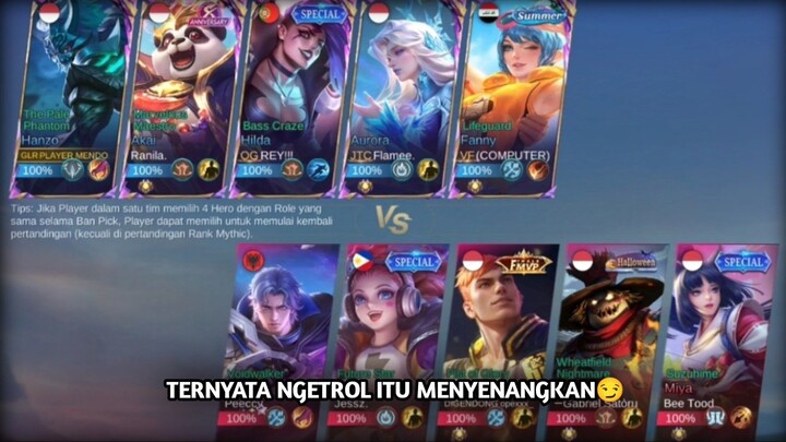 temen nekat pick fanny,kita kasih trol pake Hanzo ~ Mobile Legends