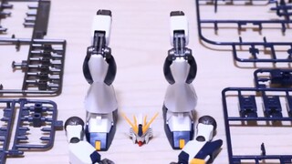 Rollover again, Gundam RX-93 assembly scene reappears