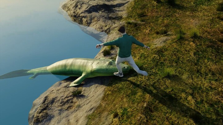 Ikan Tiktaalik Nenek Moyang Manusia Kalau Di Tendang Jadinya Gini !