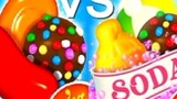Candy crush saga VS Candy crush soda saga // Gameplay (Google Play Store)