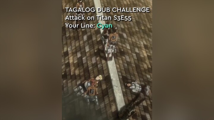 "Desisyon ko 'to" TagalogDubChallenge fyp foryourpage AttackOnTitan leviackerman erenjaeger