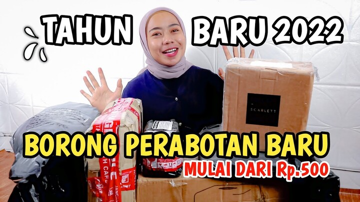UNBOXING PERLENGKAPAN RUMAH MENYAMBUT TAHUN 2022