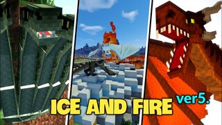 🔥ADDON/MOD ICE AND FIRE V5 CỰC HAY CHO MINECRAFT PE 1.19 MỚI NHẤT UPDATE NÀNG TIÊN CÁ, PHÁO, SKILL..