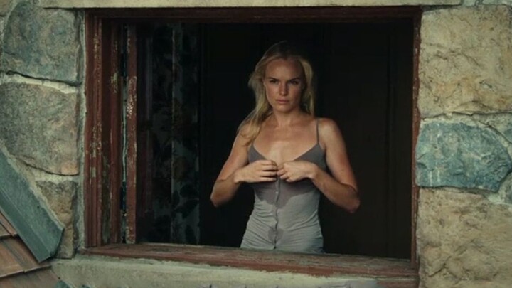 A woman is stripped of her underwear and repeatedly raped by thugs, while her spineless husband can 