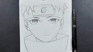 Easy to draw | how to draw kid shisui uchiha step-by-step