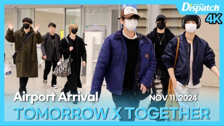 【TXT】241111✈️ Mengakhiri rangkaian kegiatan di Jepang, transit melalui Bandara Incheon dan kembali k
