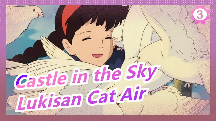 [Castle in the Sky] Lukisan Cat Air_3