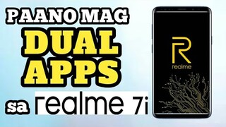 PAANO MAG DUAL APPS SA REALME 7i