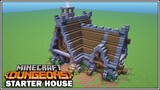How to Build the Starter House in Minecraft Dungeons!!! [Minecraft Tutorial]