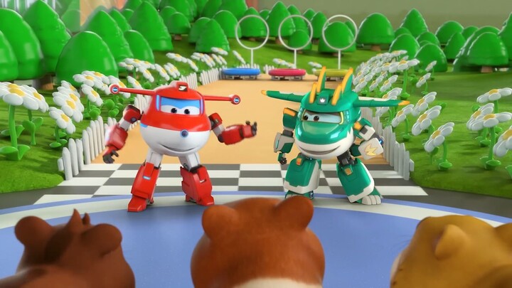 Super Wings ซุปเปอร์วิงส์ (Season 8) EP11 ตอน การแข่งขันแฮมสเตอร์สุดมหัศจรรย์