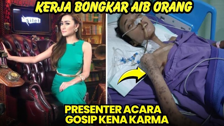 Terima karma, 6 presenter acara gosip kena karma akibat bongkar aib orang