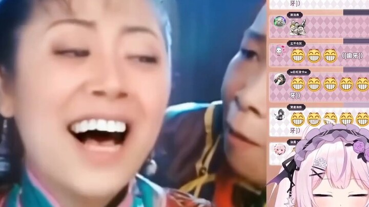 Cute Sakura sister's first fake smile special effect, can't stop laughing [True Red Love]