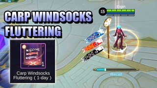 NEW RECALL ANIMATION - CARP WINDSOCKS FLUTTERING