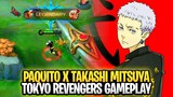 Paquito As Mitsuya Takashi From Tokyo Revengers Gameplay | Mobile Legends: Bang Bang