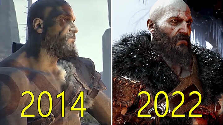 Evolution of God of War 4 (2014-2022)
