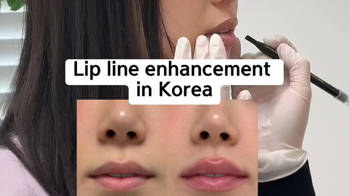 Điêu khắc viền môi thay cho đánh son bóng, nhìn đẹp thật đấy nhỉ?