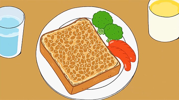 "The golden and crispy skin is wrapped with soft, sweet and fragrant natto. Every bite is full of ha