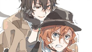 [Drama radio Bungo Stray Dog BSD] "ﾗﾝﾁﾀｲﾑ､Permainan yang tidak disengaja" Dua pria kulit hitam berte