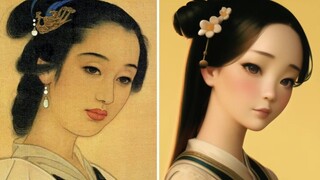 【AI绘画】中国古代文人娘化